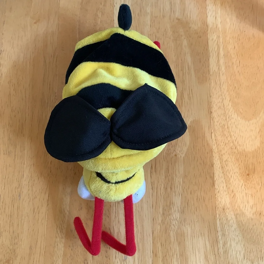 Vintage Hallmark Bee Plush Zippered Gift Bag Surprise Holder Reward BTS